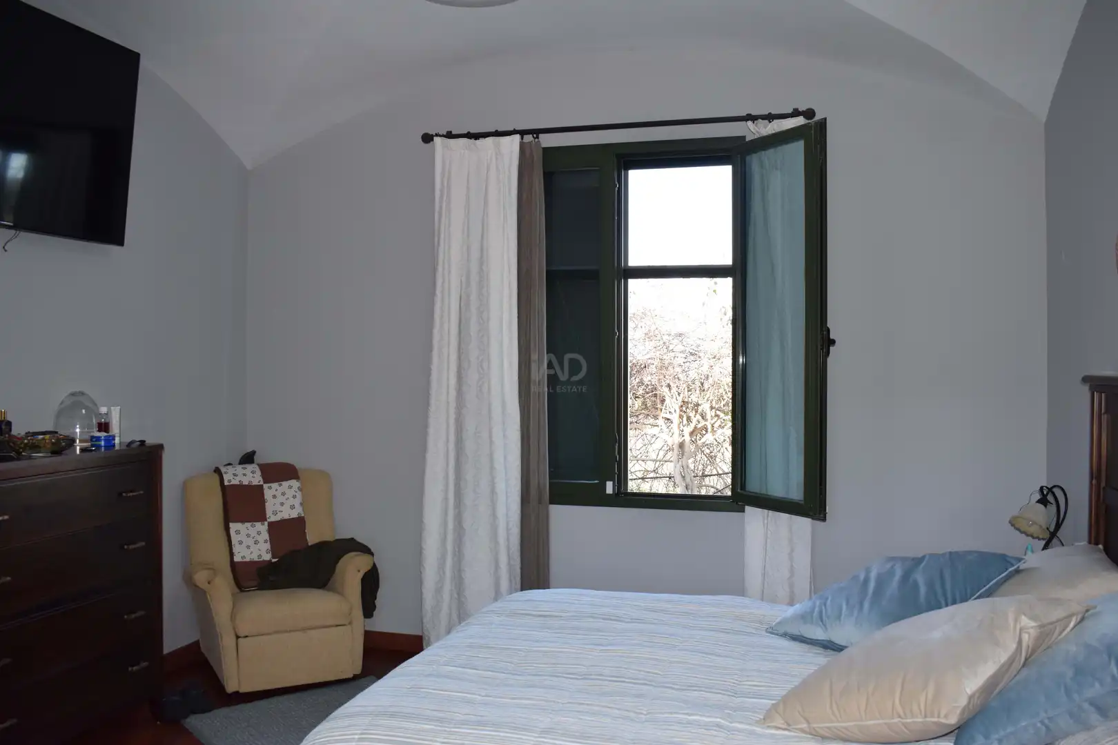Schlafzimmer von Country house zum Verkauf in Pedrera mit Heizung und Schwimmbad