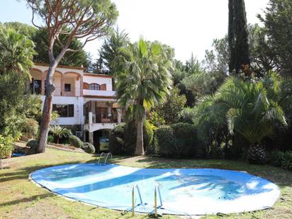 Jardí de Casa o xalet en venda en Santa Cristina d'Aro amb Aire condicionat, Terrassa i Piscina