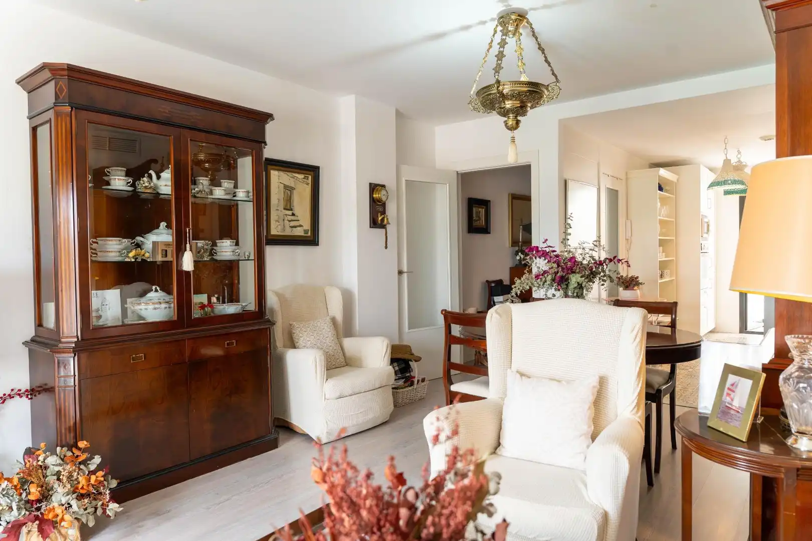 Sala de estar de Piso en venta en Tomares con Aire acondicionado, Calefacción y Jardín privado