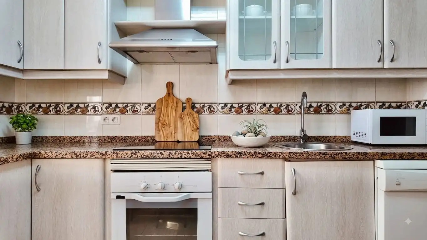 Cocina de Apartamento en venta en Málaga