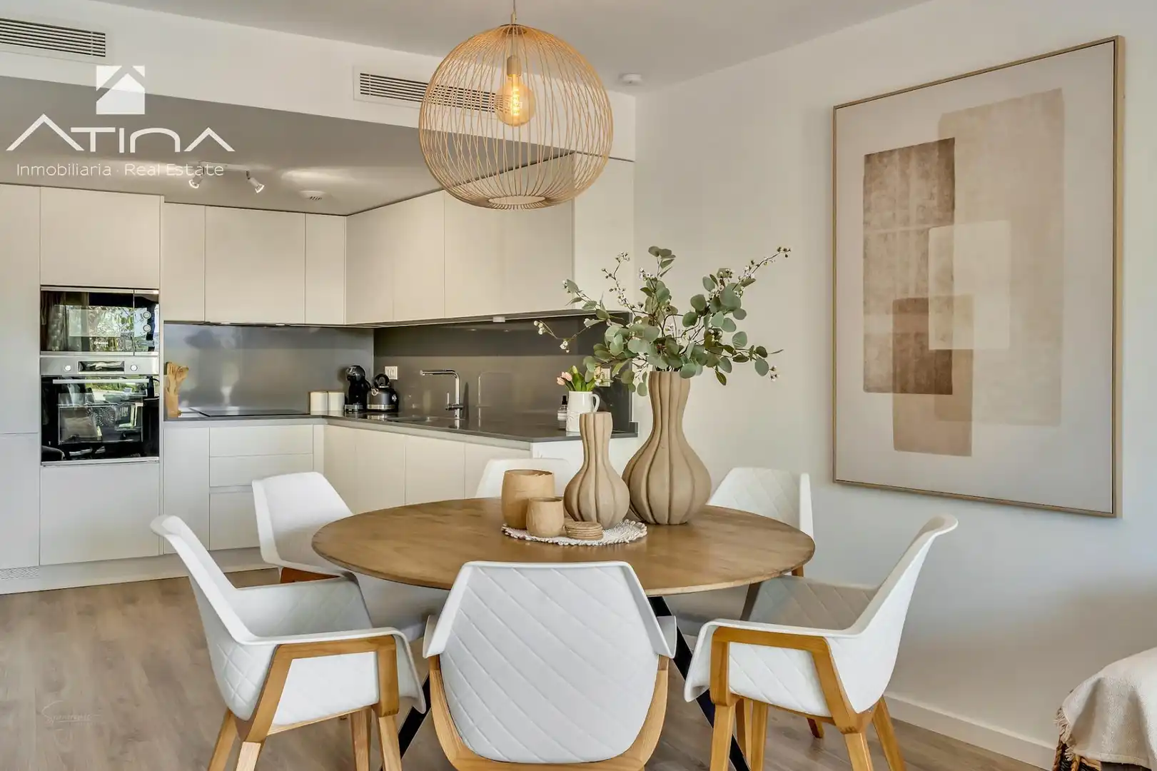 Menjador de Apartament en venda en Jávea / Xàbia amb Aire condicionat, Jardí privat i Terrassa
