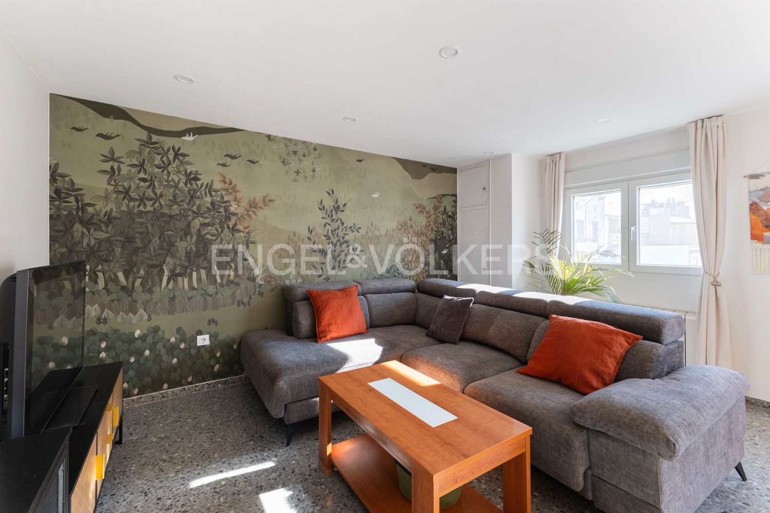 Living room of Apartment for sale in  Valencia Capital  with Air Conditioner and Heating