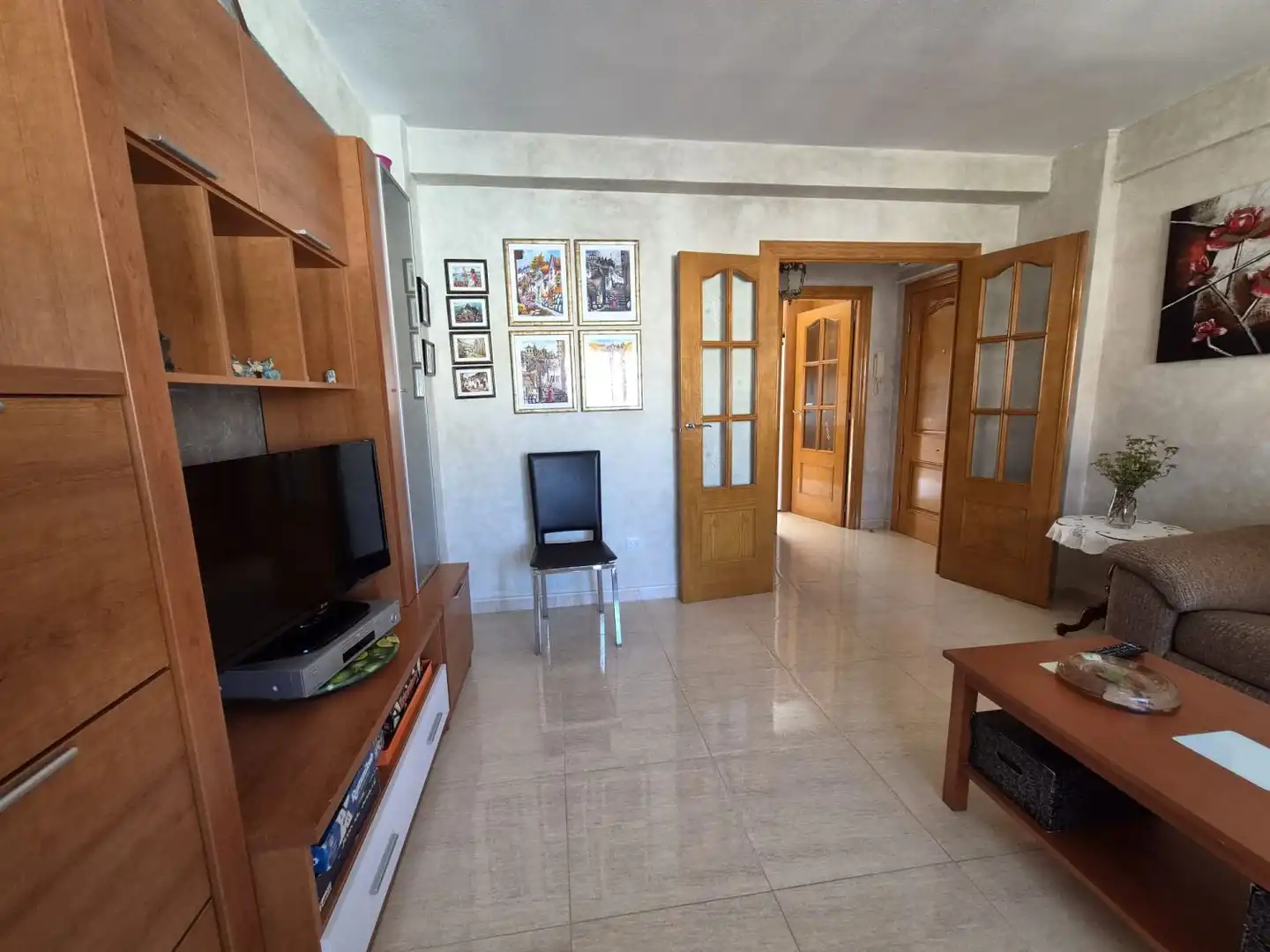 Sala d'estar de Pis de lloguer en Águilas amb Aire condicionat, Terrassa i Balcó