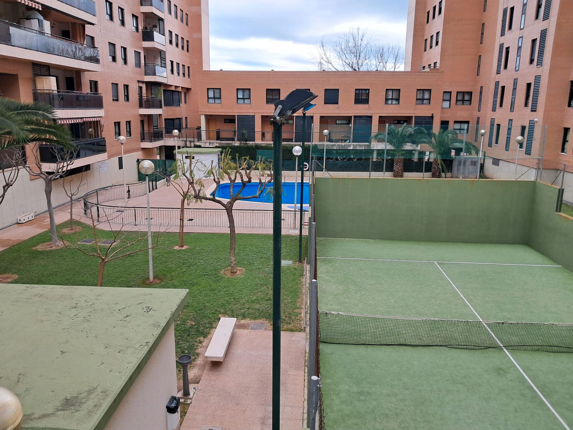 Swimming pool of Attic for sale in Gandia  with Air Conditioner, Parquet flooring and Terrace