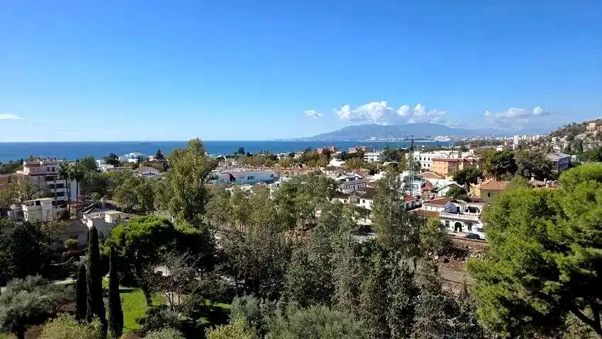Exterior view of Flat for sale in Málaga  with Parquet flooring, Terrace and Storage room
