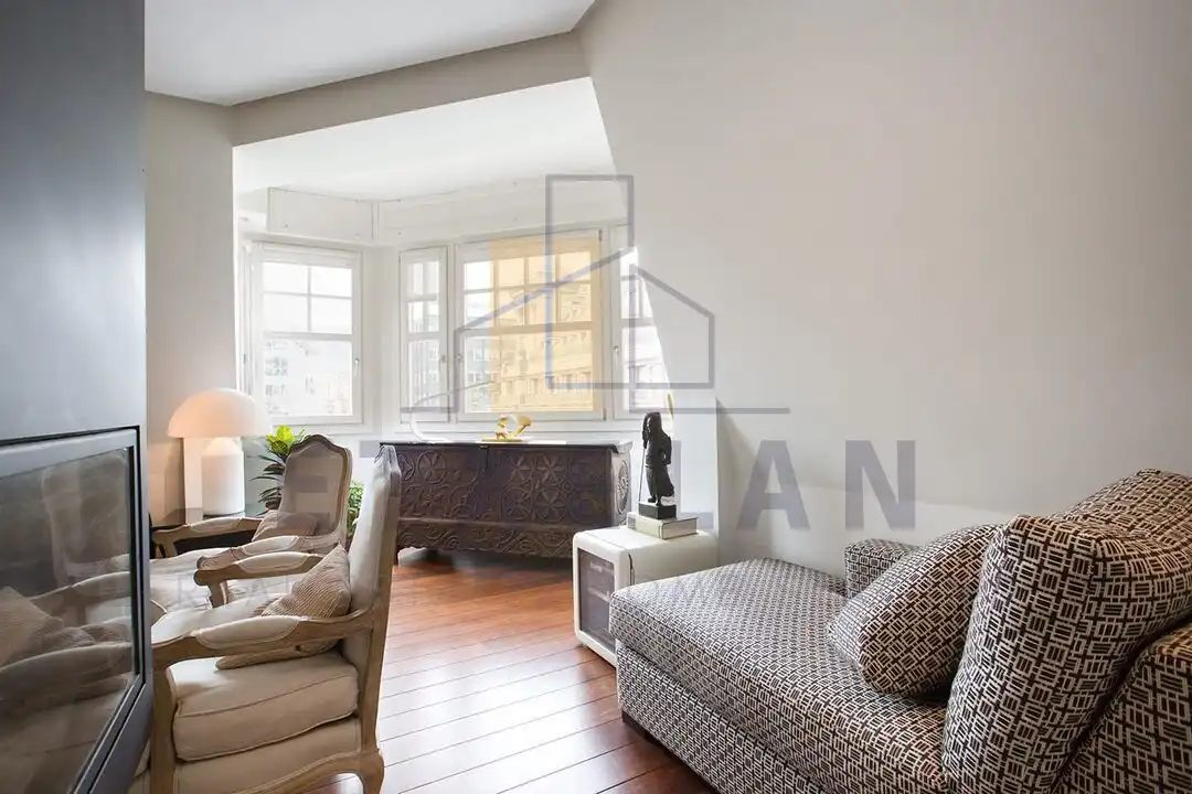Living room of Flat for sale in Bilbao   with Heating, Storage room and Balcony