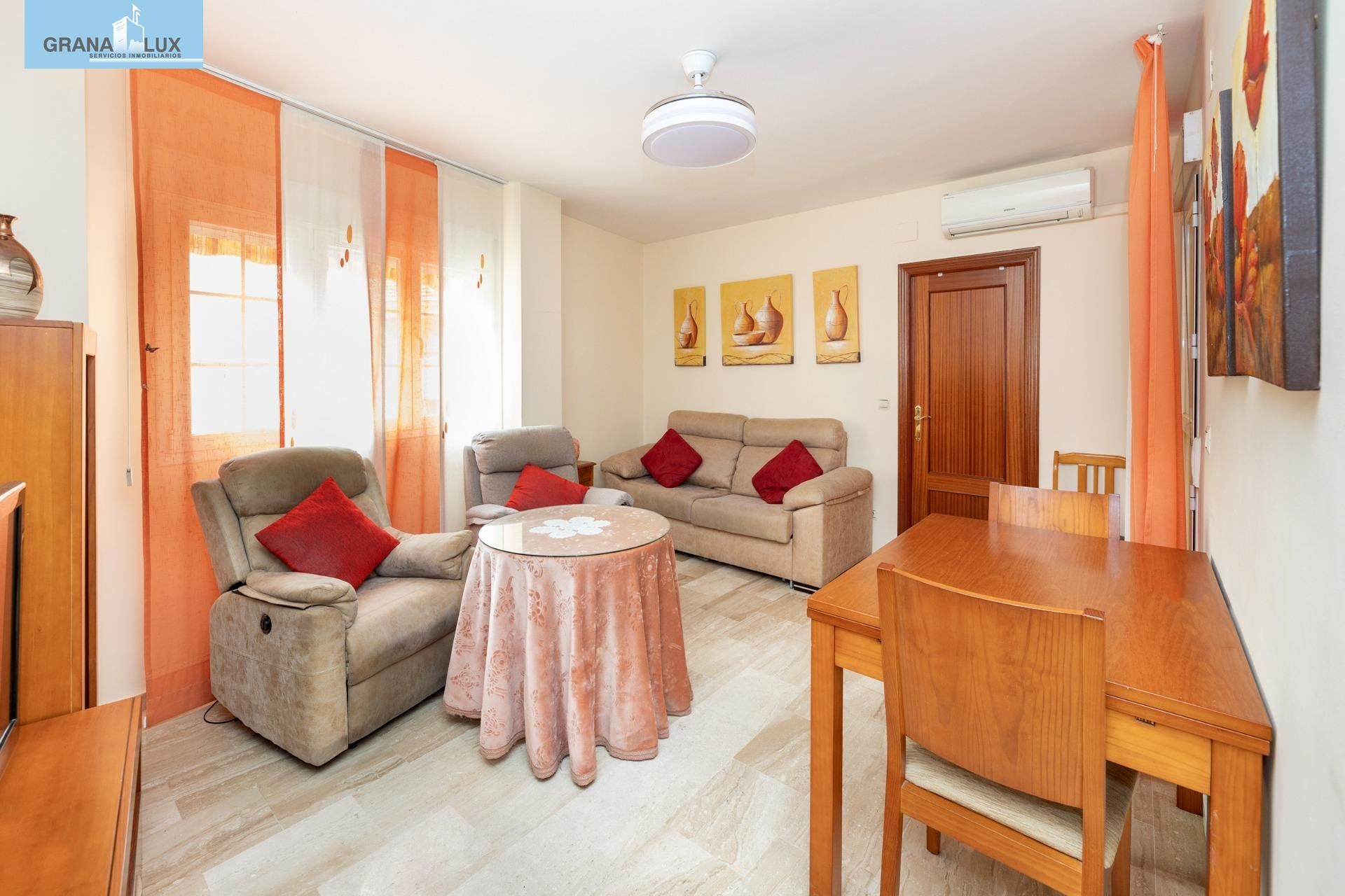 Sala d'estar de Pis en venda en Armilla amb Aire condicionat, Calefacció i Terrassa