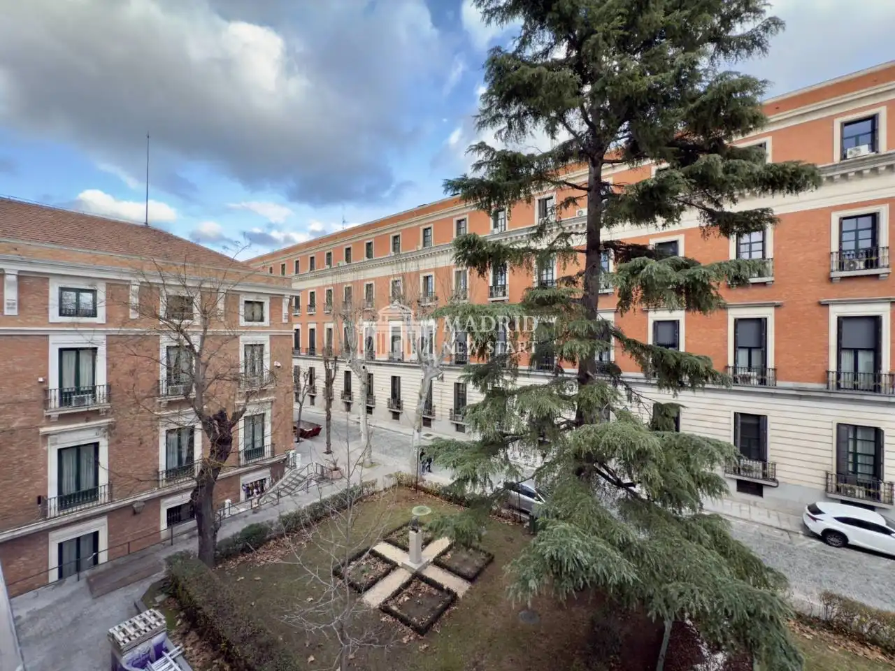Garten von Wohnung zur Miete in Madrid mit Klimaanlage, Heizung und Parkett