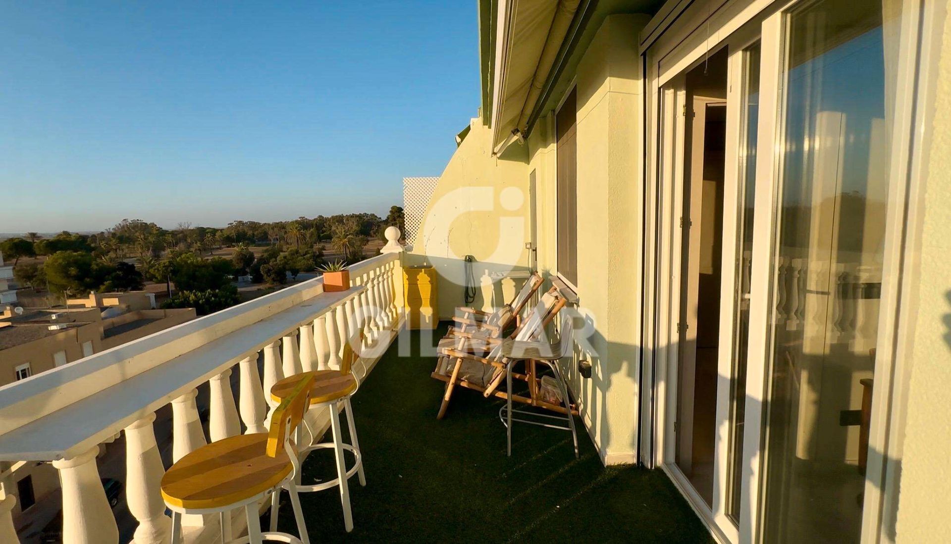 Terraza de Dúplex de alquiler en El Puerto de Santa María con Aire acondicionado, Calefacción y Terraza
