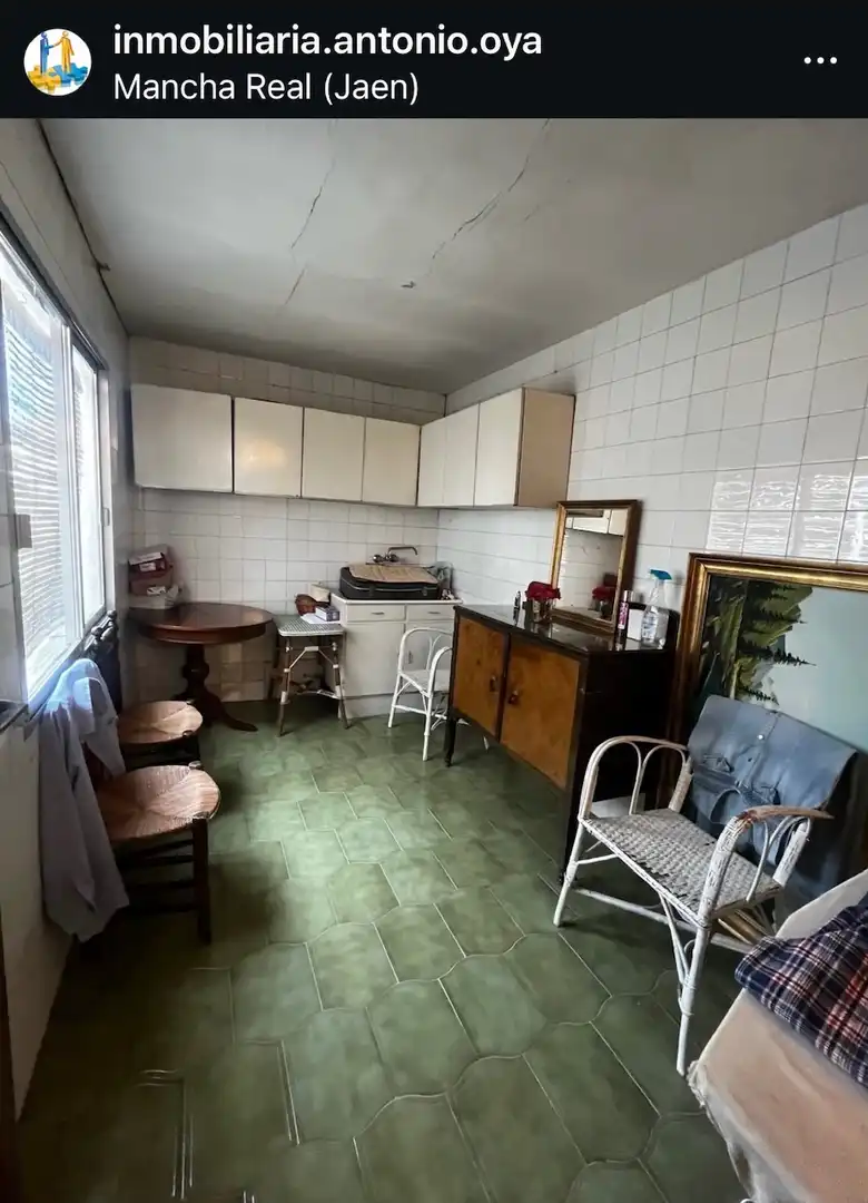 Cuina de Casa o xalet en venda en Mancha Real amb Jardí privat, Terrassa i Traster