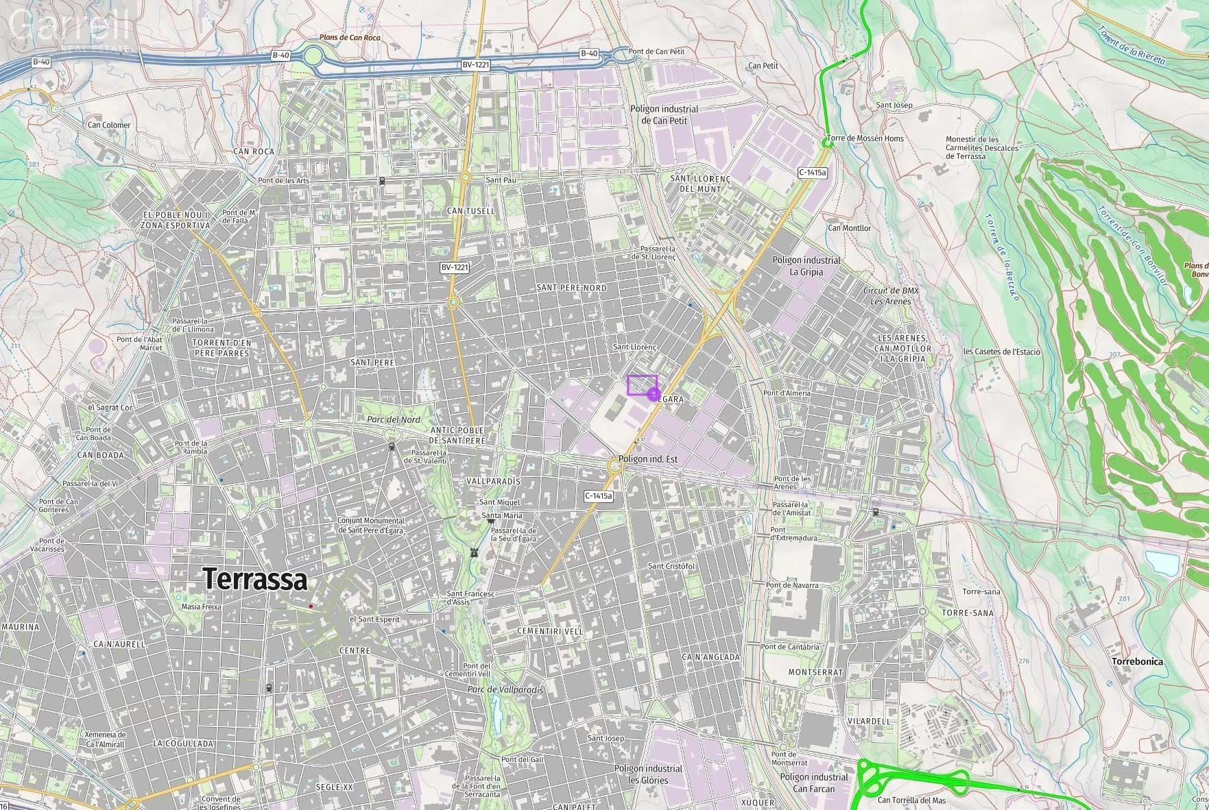 Exterior view of Flat for sale in Terrassa