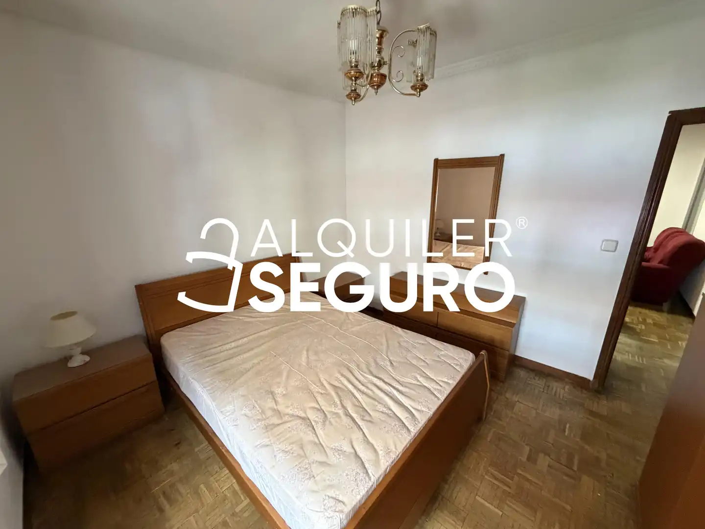Schlafzimmer von Wohnung zur Miete in Getafe mit Möbliert