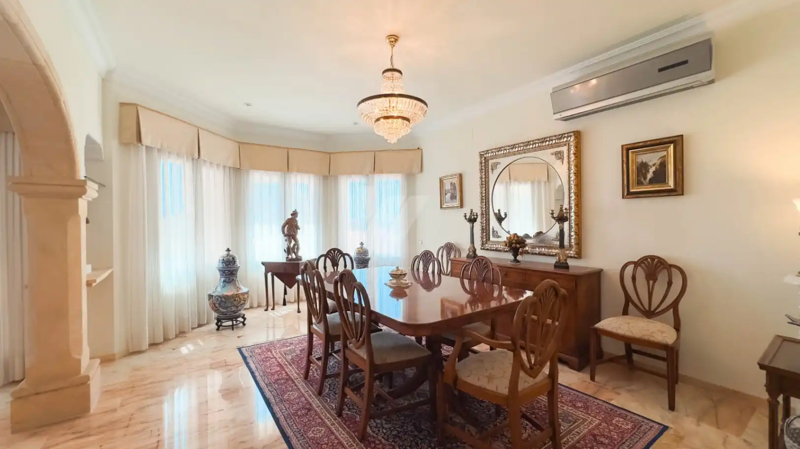 Comedor de Casa o chalet en venta en Moraira con Aire acondicionado, Calefacción y Jardín privado