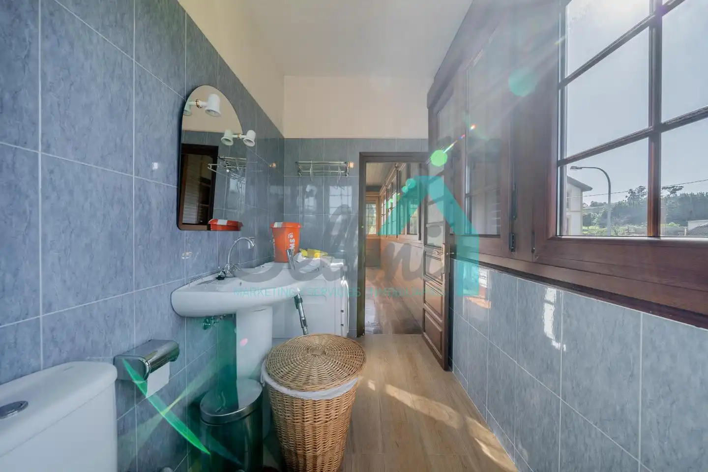 Bathroom of Houses for sale in Pravia  with Heating, Private garden and Parquet flooring