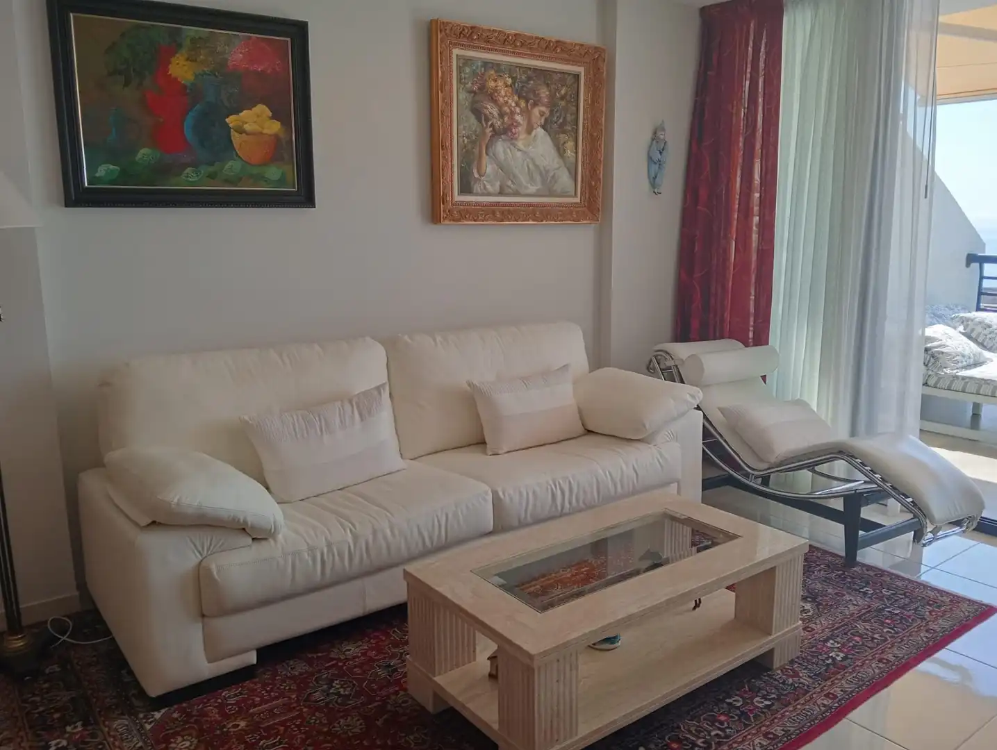 Living room of Flat for rent in Peñíscola / Peníscola  with Air Conditioner, Terrace and Swimming Pool