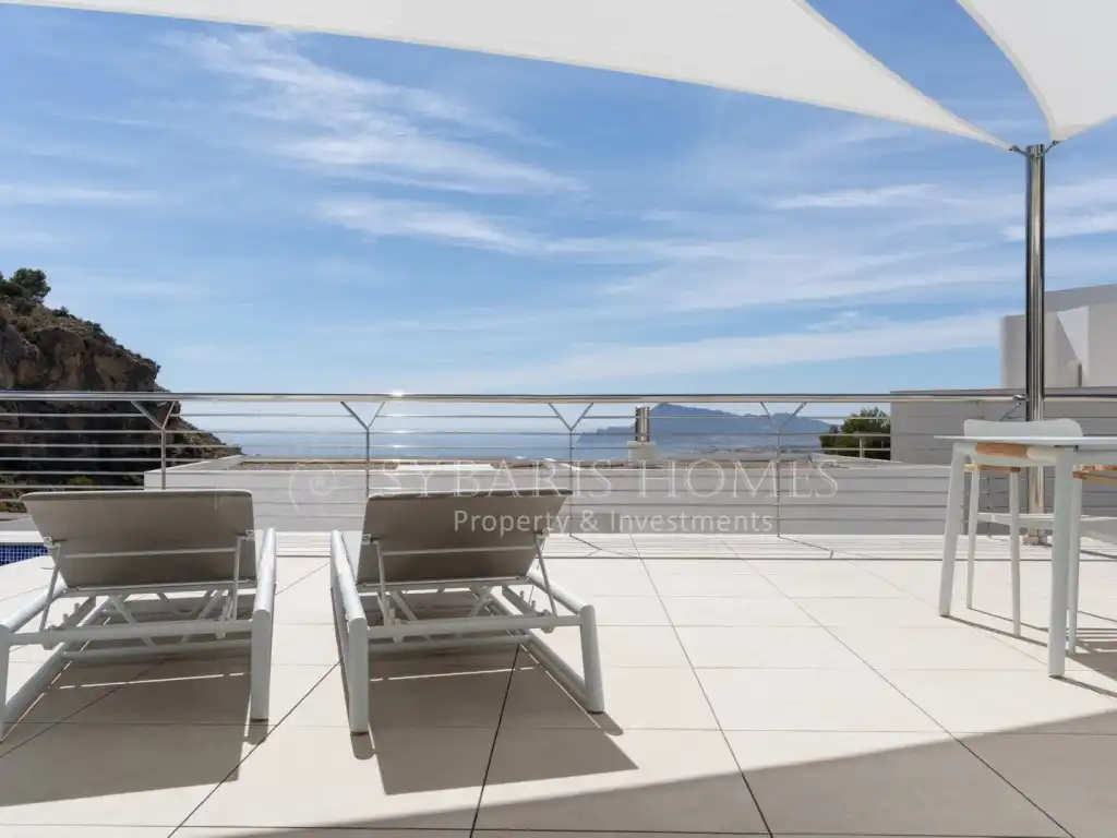 Terraza de Casa o chalet en venta en Altea con Piscina y Amueblado