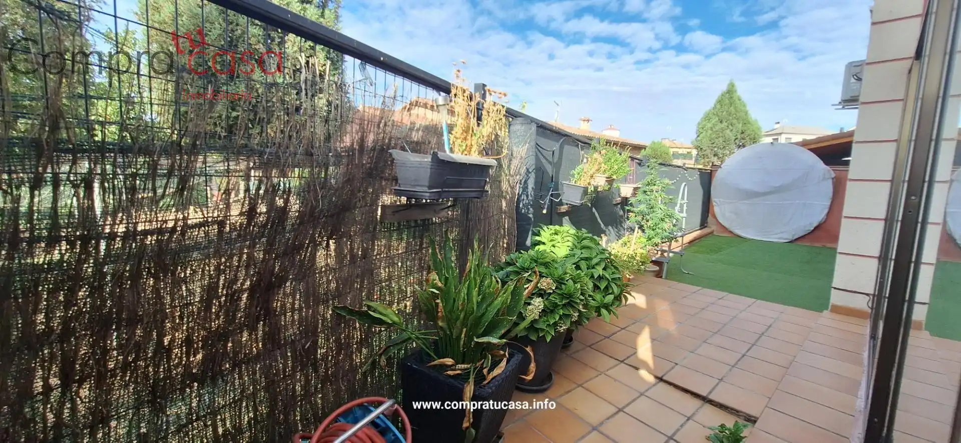 Terraza de Casa adosada en venta en Los Huertos, Segovia