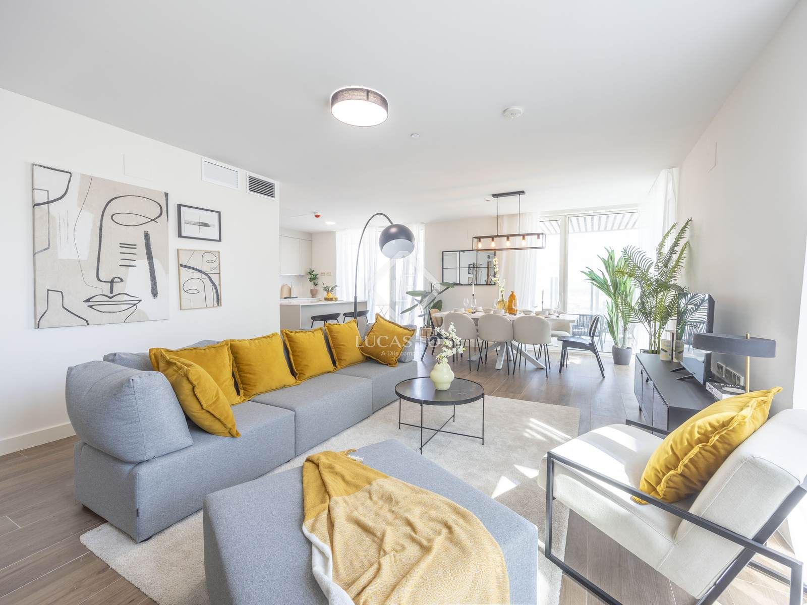 Sala d'estar de Àtic en venda en  Valencia Capital amb Aire condicionat, Calefacció i Terrassa