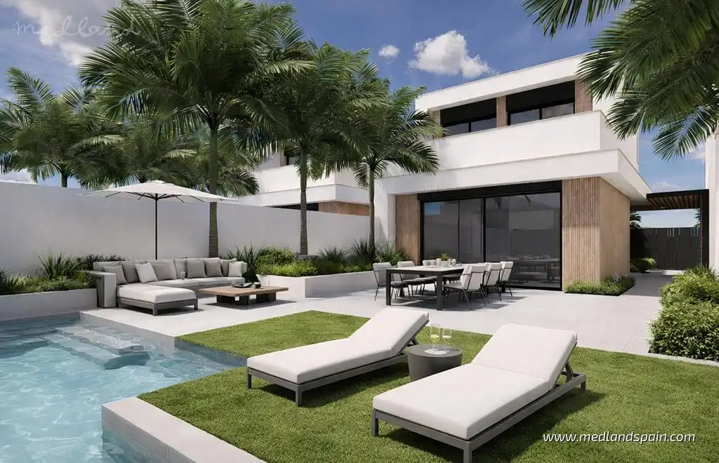 Villa mit Pool zum Verkauf in Las Lomas de Rame - Bahía Bella