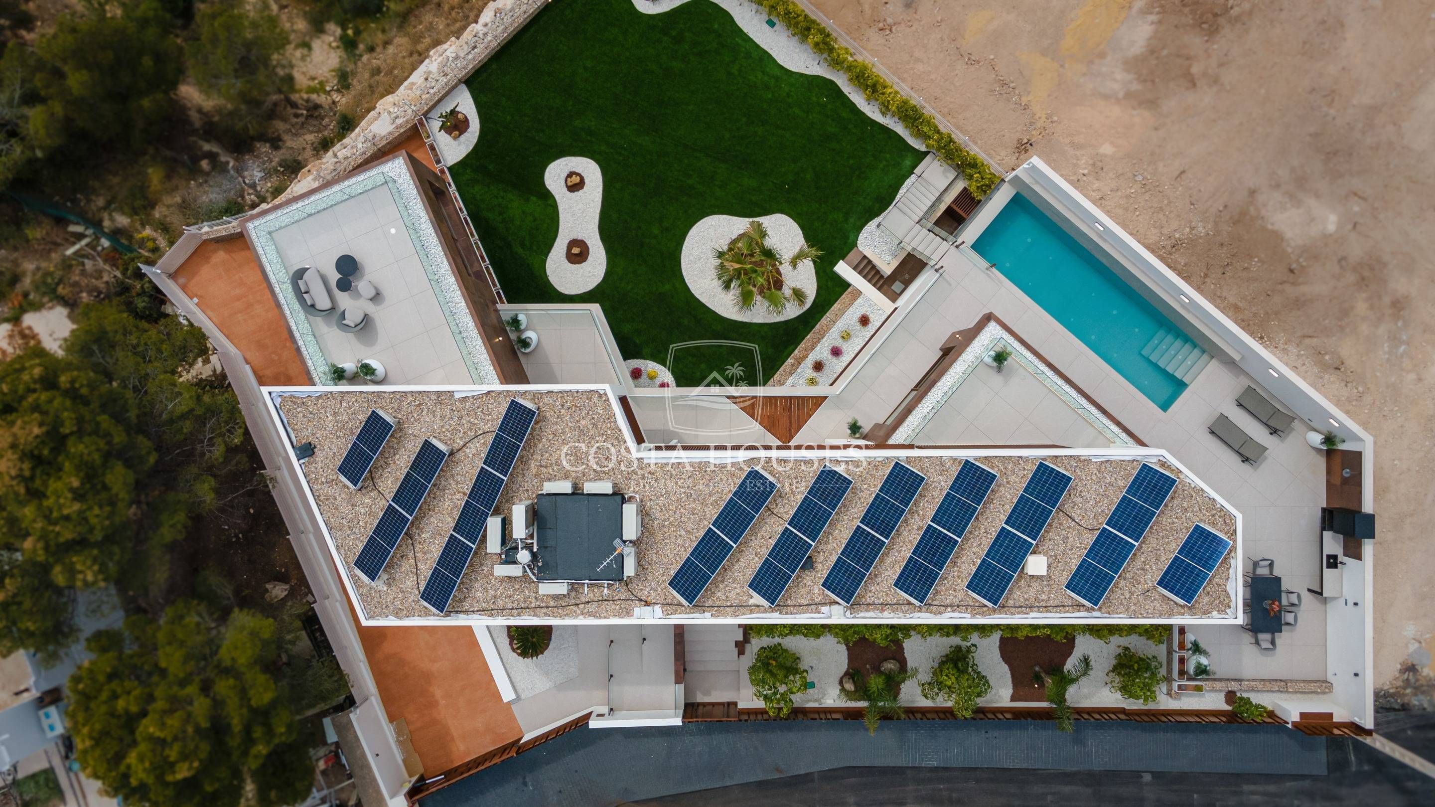 Terrassa de Casa o xalet en venda en Benidorm amb Aire condicionat, Calefacció i Jardí privat