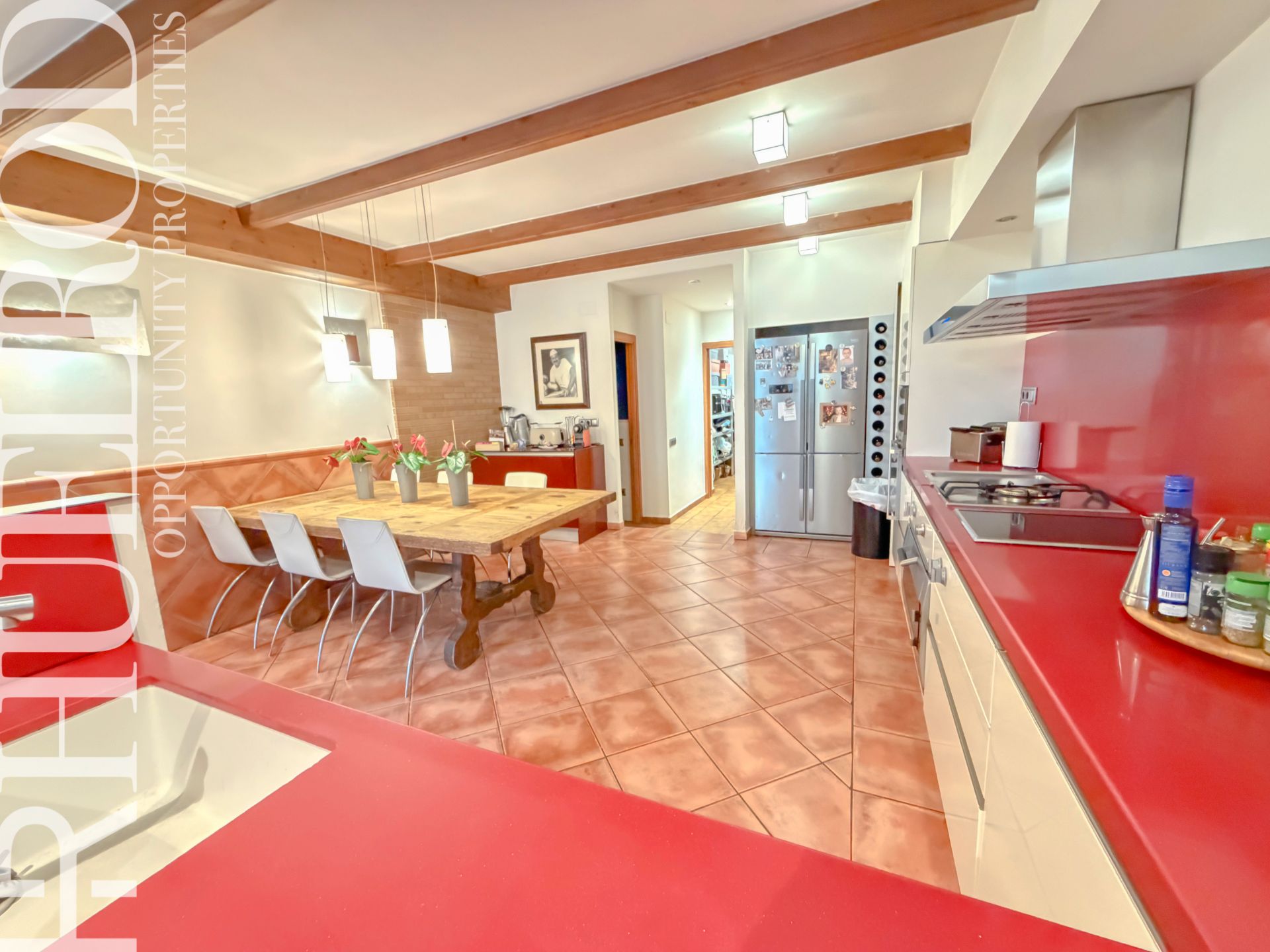 Kitchen of Single-family semi-detached for sale in Granollers  with Air Conditioner, Heating and Parquet flooring