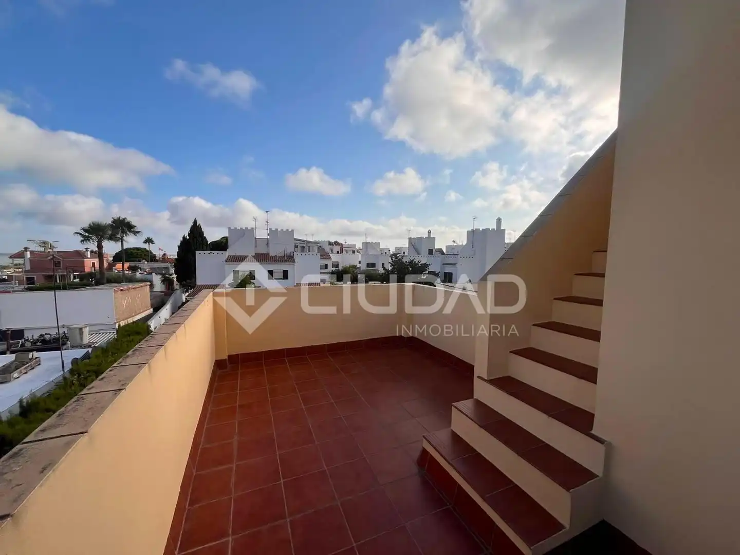 Jardín de Casa adosada en venta en Sanlúcar de Barrameda con Aire acondicionado, Jardín privado y Terraza