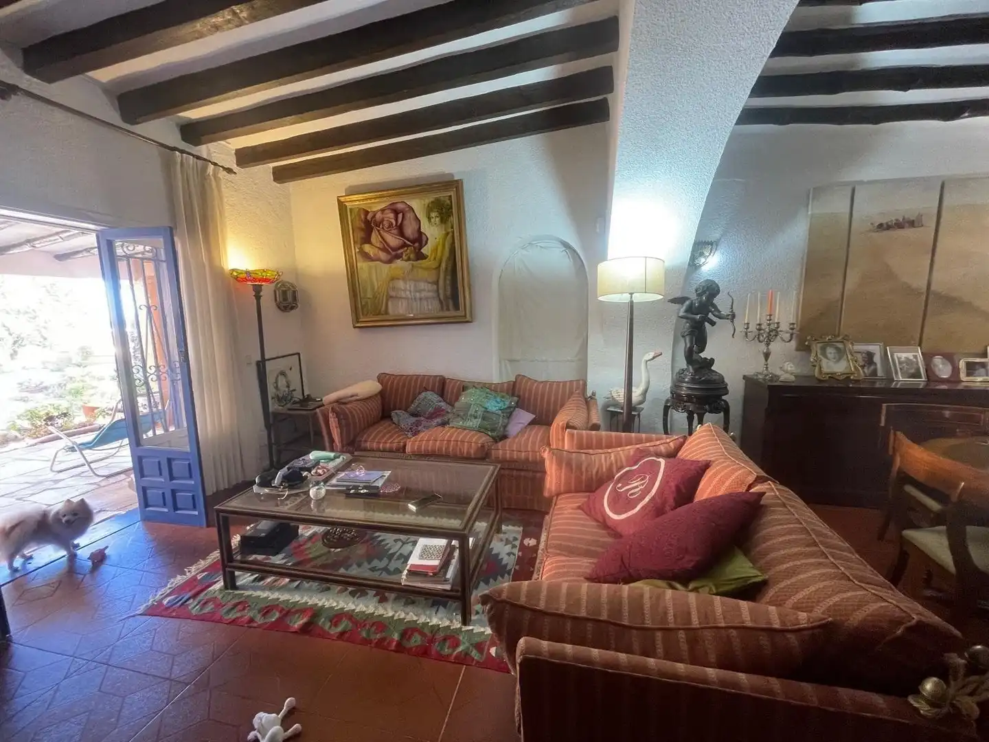 Sala de estar de Casa o chalet en venta en Mojácar con Aire acondicionado, Terraza y Trastero
