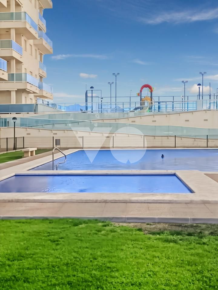 Swimming pool of Duplex for sale in Piles  with Air Conditioner, Heating and Terrace