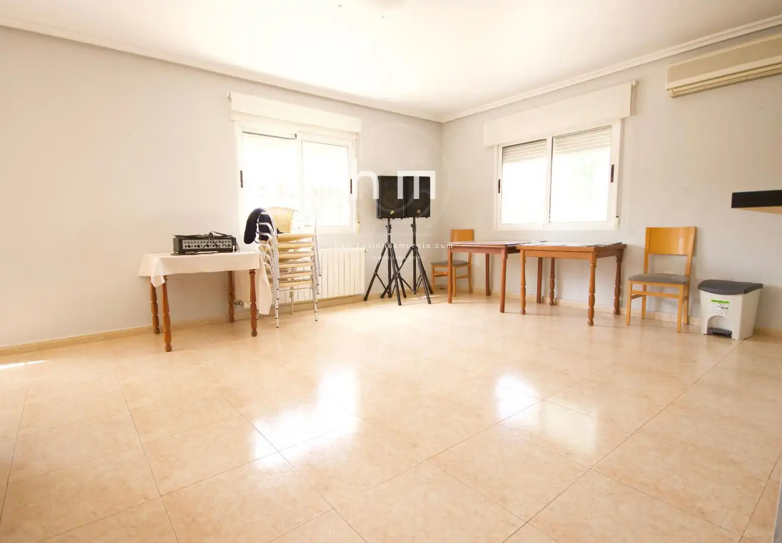 Living room of Houses for sale in Murcia  with Air Conditioner, Parquet flooring and Storage room