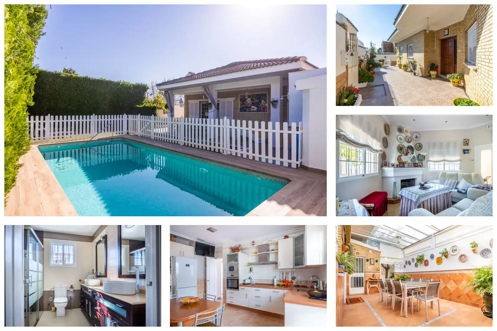 Vista exterior de Casa o chalet en venta en Tomares con Aire acondicionado, Calefacción y Jardín privado
