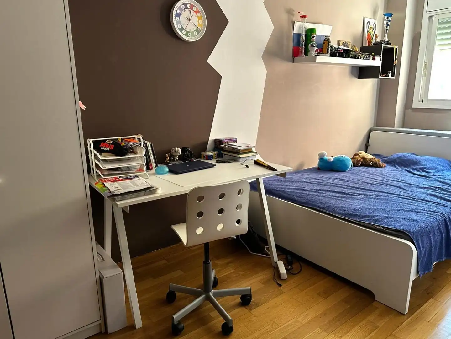 Bedroom of Flat for sale in Badalona  with Air Conditioner, Storage room and Balcony