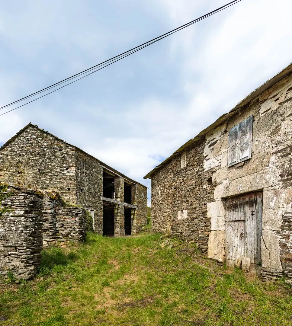 Vista exterior de Finca rústica en venda en Lugo