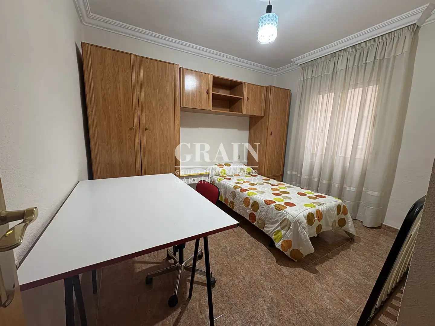 Bedroom of Flat for rent in Albacete  with Air Conditioner, Heating and Balcony