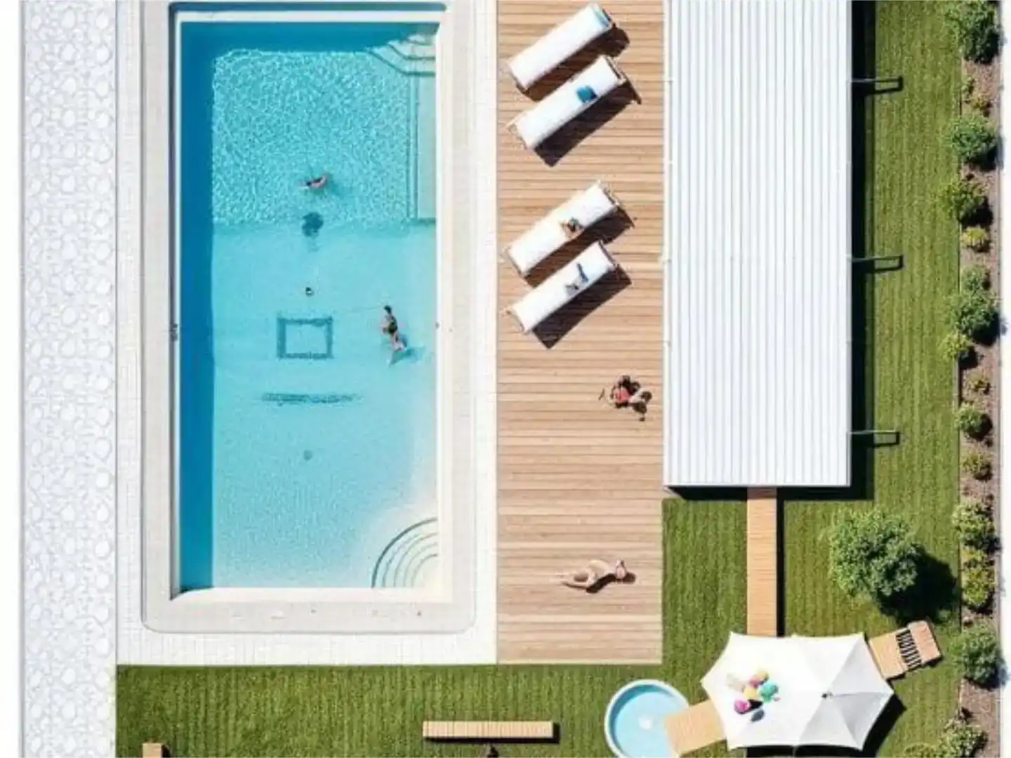 Swimming pool of Flat for sale in Blanes  with Air Conditioner, Swimming Pool and Balcony