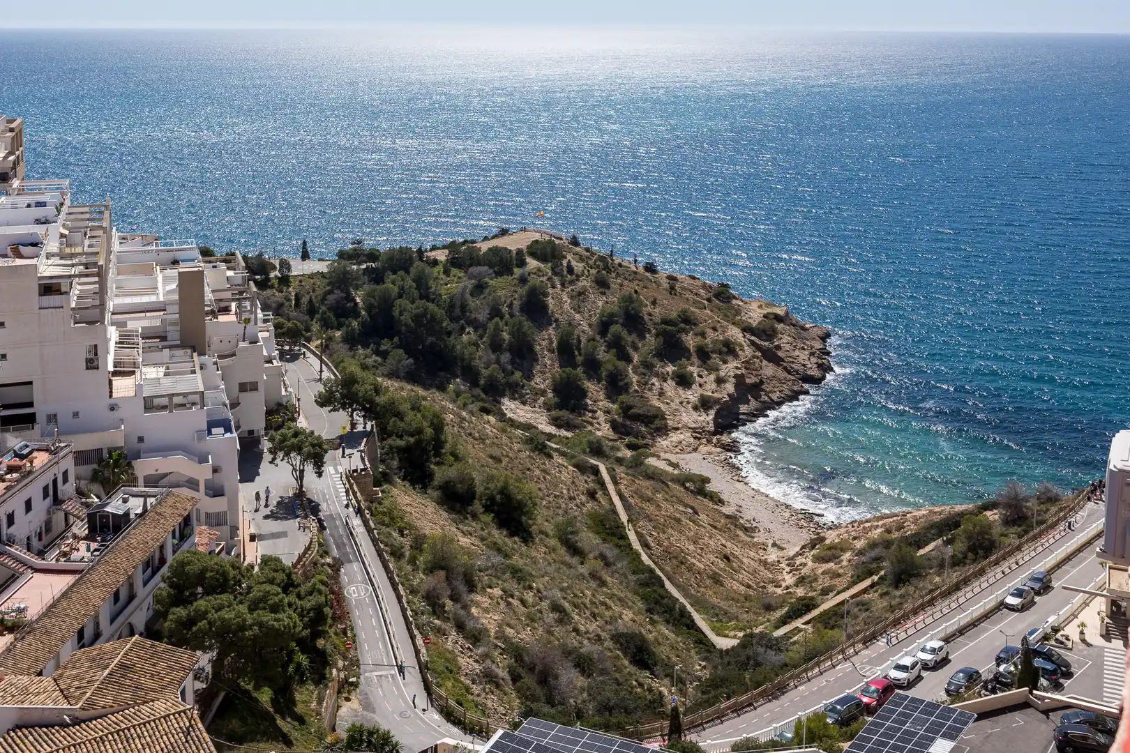 Vista exterior de Ático en venta en Benidorm con Piscina y Piscina comunitaria