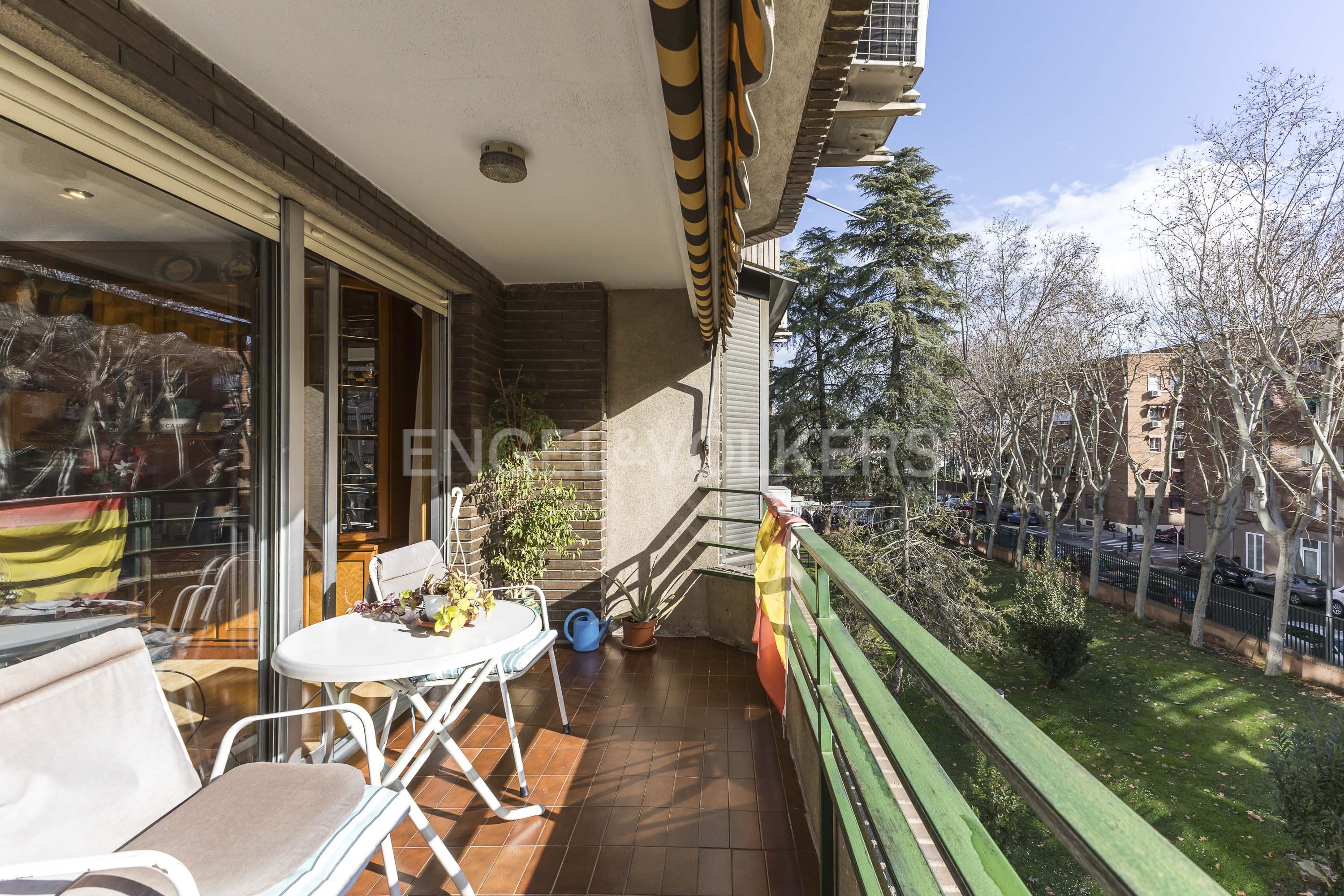 Terrace of Apartment for sale in  Madrid Capital  with Air Conditioner, Heating and Private garden