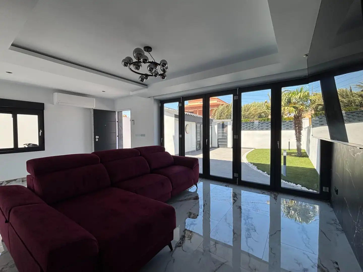 Sala de estar de Casa o chalet en venta en Cartagena con Aire acondicionado, Terraza y Piscina