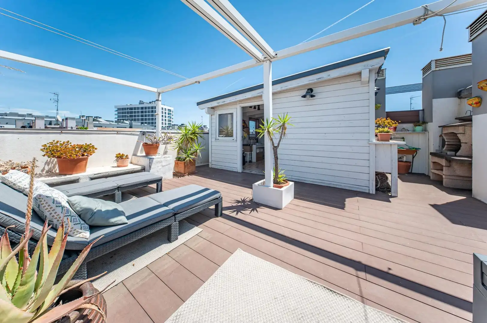 Terrace of Attic for sale in Badalona  with Air Conditioner, Heating and Terrace