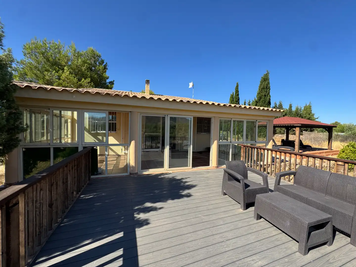 Terrace of Houses for sale in Caravaca de la Cruz  with Air Conditioner, Private garden and Terrace