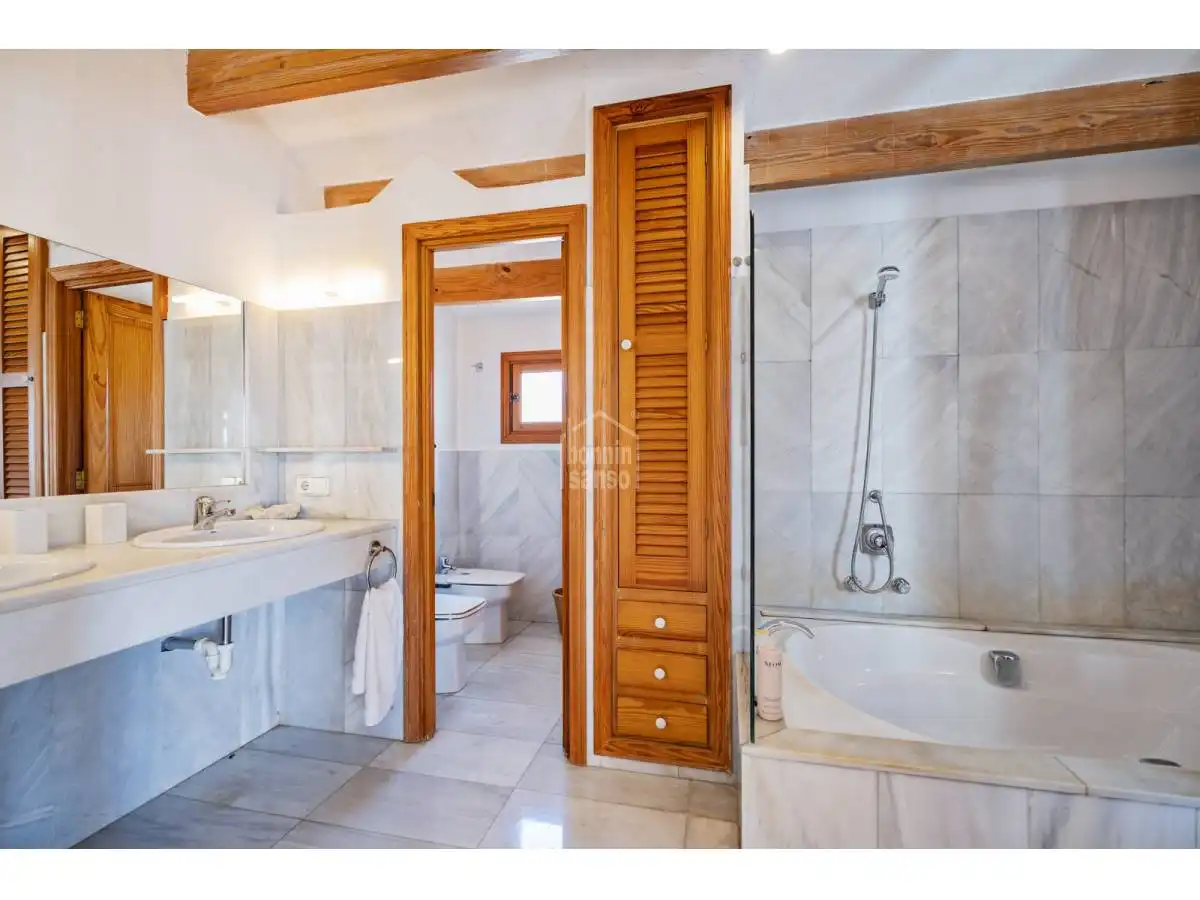 Bathroom of Country homes for sale in Maó - Mahón  with Private garden, Terrace and Swimming Pool