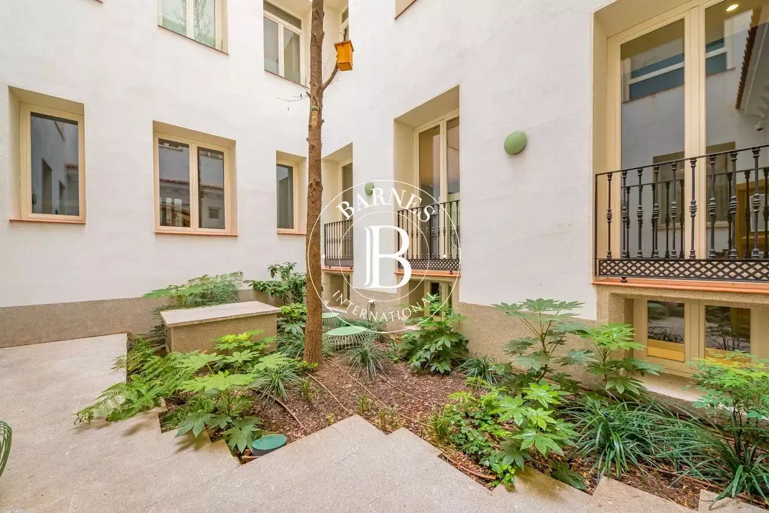 Garden of Flat for rent in Madrid  with Air Conditioner, Heating and Swimming Pool