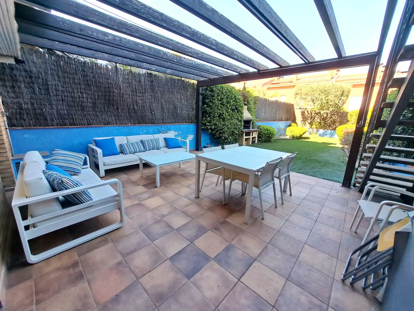 Terraza de Casa o chalet en venta en Mataró con Aire acondicionado, Calefacción y Jardín privado