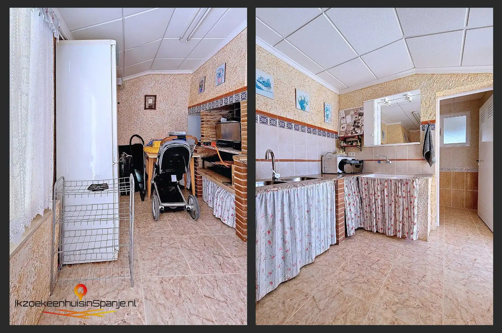 Kitchen of Houses for sale in Caudete  with Terrace