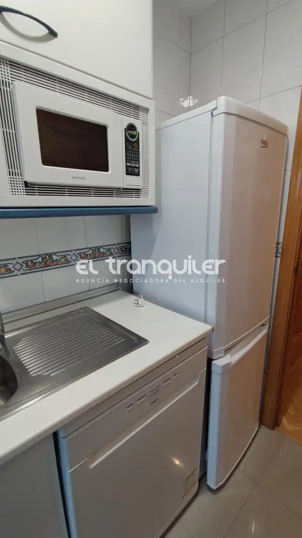 Cuina de Pis de lloguer en Madrid amb Aire condicionat, Parquet i Piscina