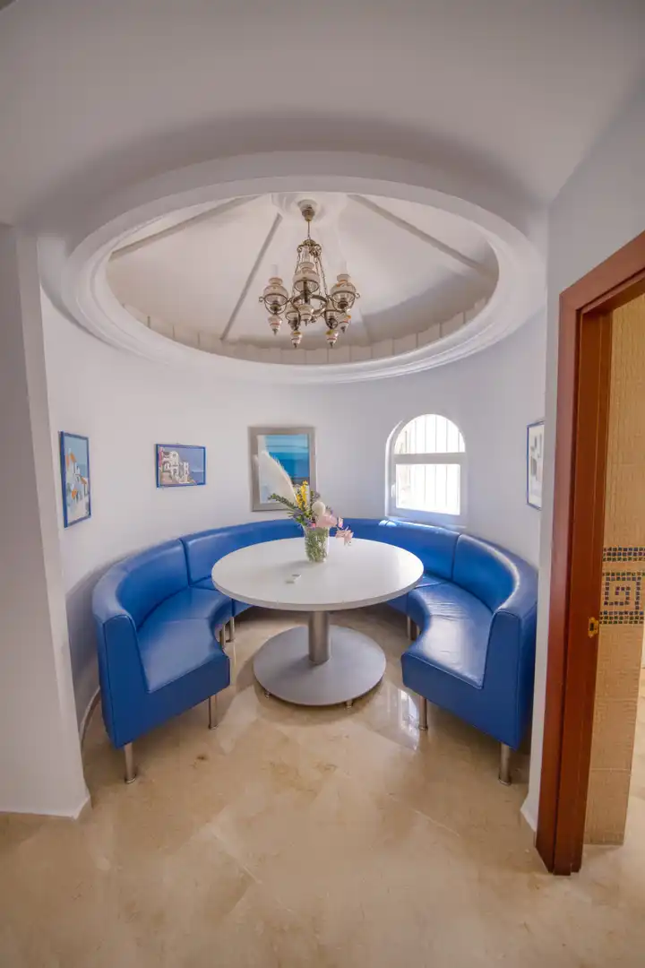 Dining room of Houses for sale in Benalmádena  with Air Conditioner, Private garden and Parquet flooring