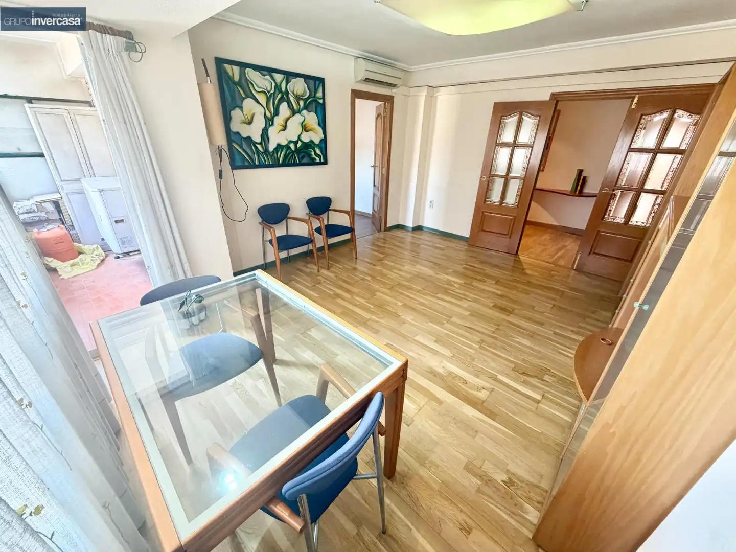 Menjador de Pis de lloguer en Valencia amb Aire condicionat, Calefacció i Parquet