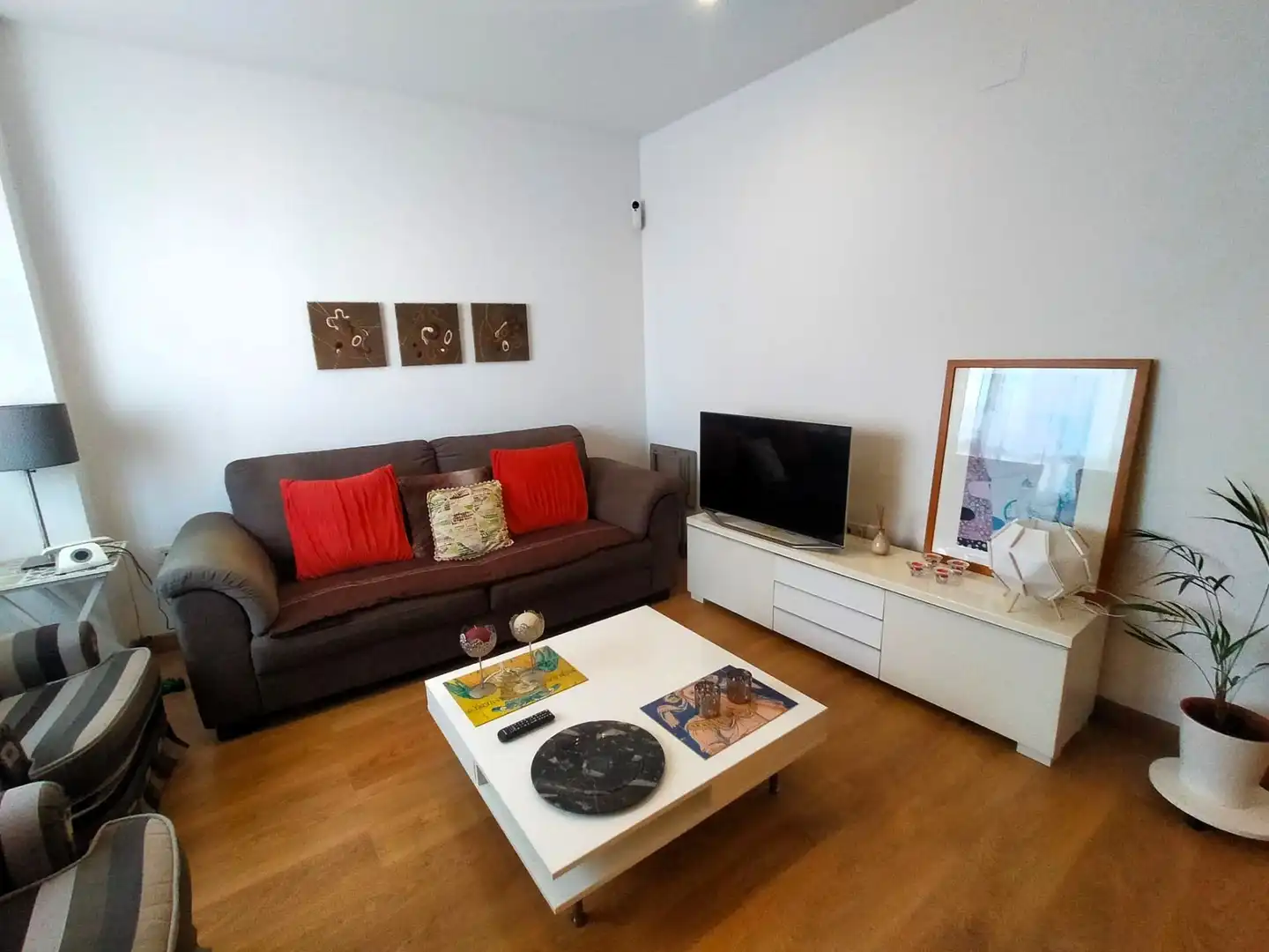 Sala de estar de Piso de alquiler en La Línea de la Concepción con Amueblado