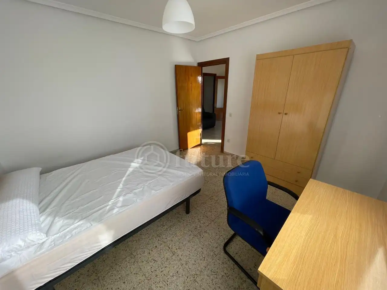 Bedroom of Flat for rent in Salamanca  with Heating, Furnished and Balcony