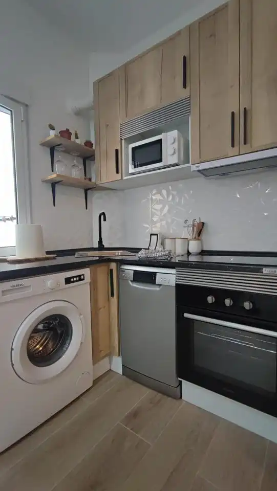 Küche von Wohnung zur Miete in Madrid mit Klimaanlage, Heizung und Möbliert