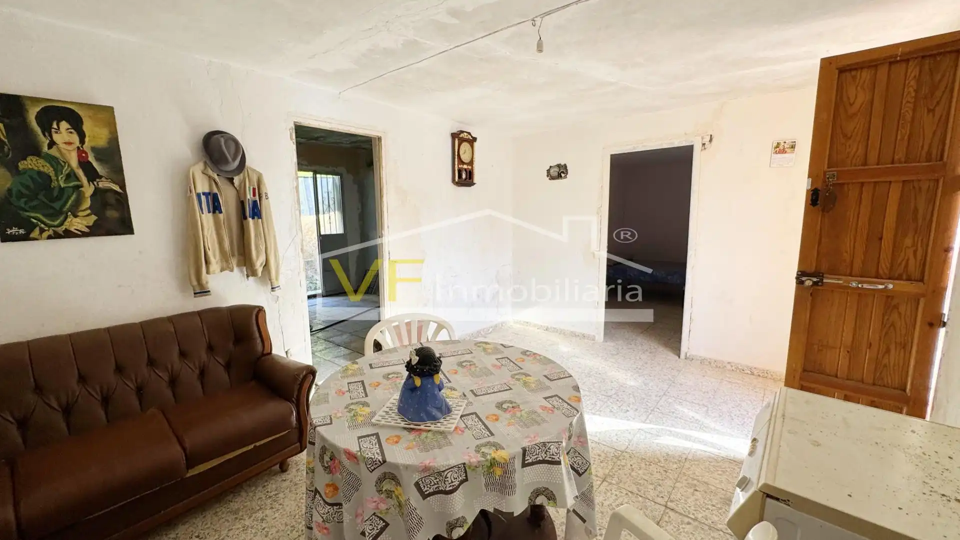 Sala d'estar de Casa adosada en venda en Colmenar